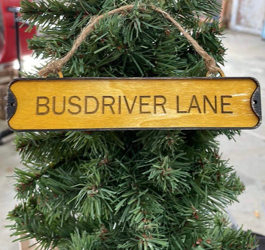 Bus Driver Lane Ornament