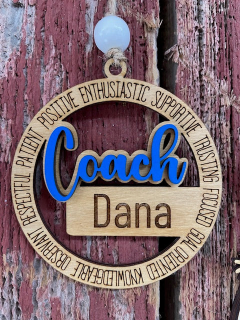 Coach Ornament