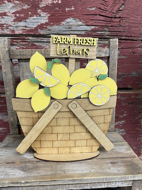 Basket or Wagon with Interchangeable Lemon Insert