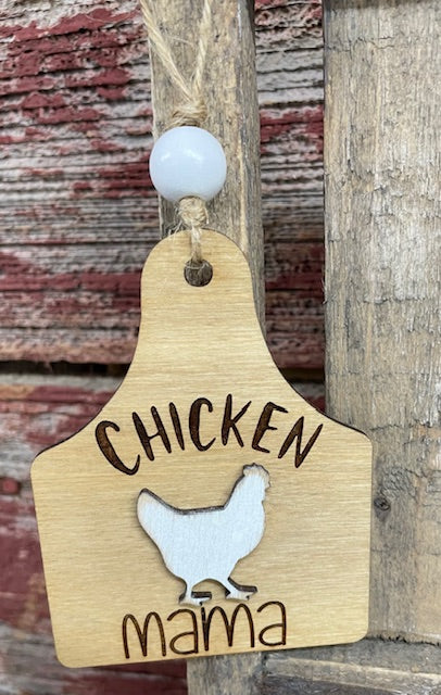 Chicken Daddy * Chicken Mama * Chicken Whisperer Ornament