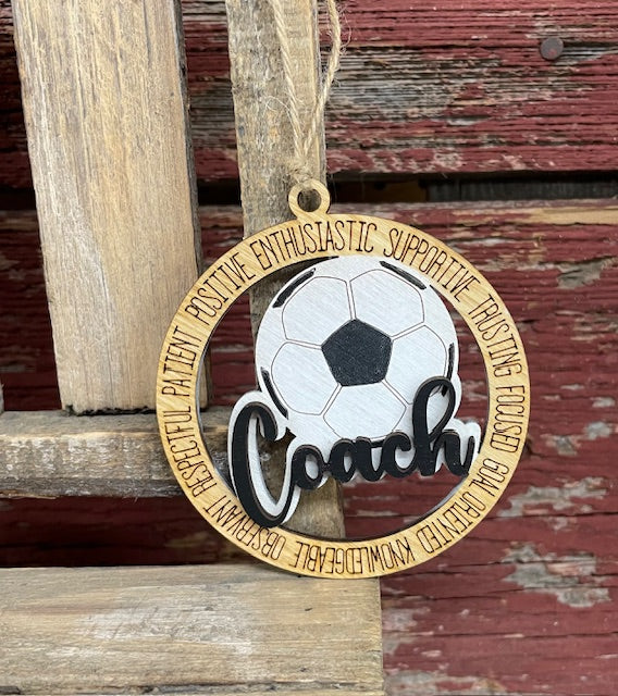 Coach Ornament