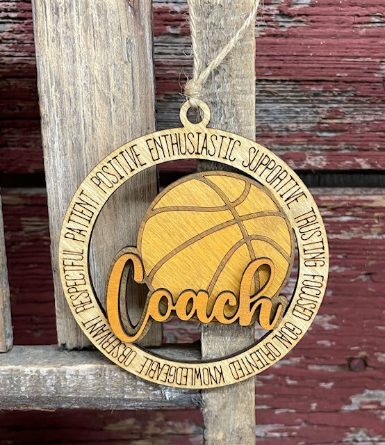 Coach Ornament